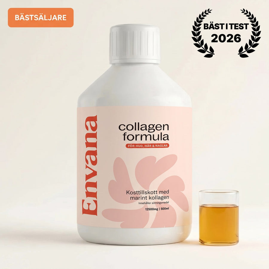 Flaska flytande marint kollagen